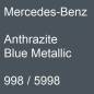 Preview: Mercedes-Benz, Anthrazite Blue Metallic, 998 / 5998.